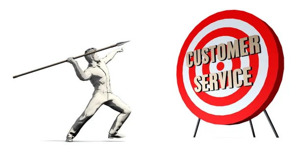 Customer Service Concept Art — Stockfoto