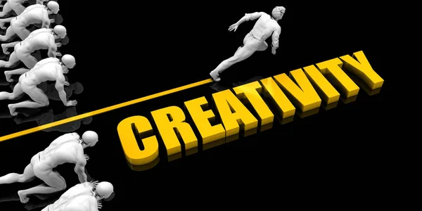 Kreativitás vezető Concept Art — Stock Fotó