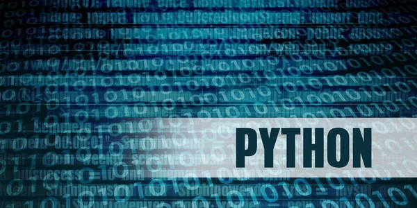 Python-Konzeptkunst — Stockfoto
