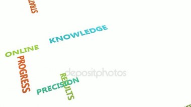Teknoloji Word Cloud kavramı üzerinde beyaz izole