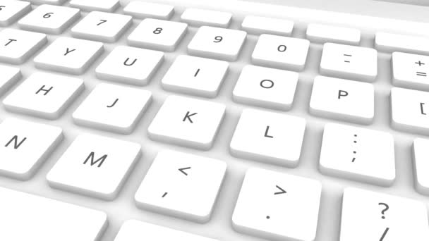 Bir klavye düğme tıklama ile işinizi büyümek — Stok video