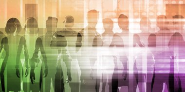 Kariyer geliştirme konsept sanat