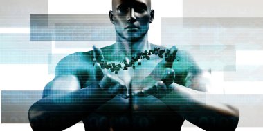 İş teknoloji arka plan konsept sanat