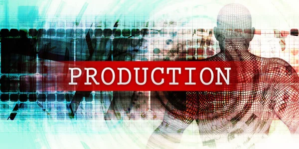 Production Sector Concept Art — Stock Photo, Image