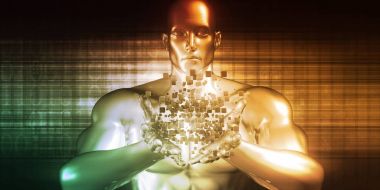 Adem-i merkeziyetçi teknoloji konsept sanat