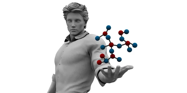 Science Researcher Concept Art — Stock Photo, Image