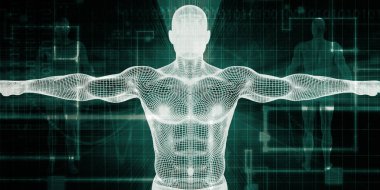 Tıbbi tarama konsept sanat