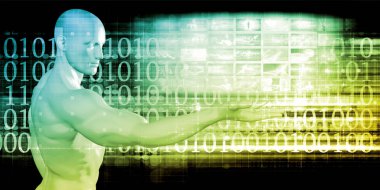 fütüristik dijital ağı