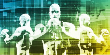 Pazarlama stratejisi konsept sanat