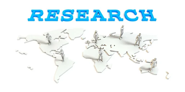 Research Global Business Concept Art — Stock Photo, Image
