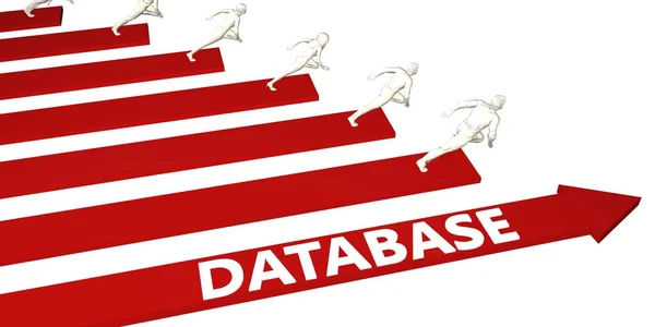 Databas Information Begreppskonst — Stockfoto