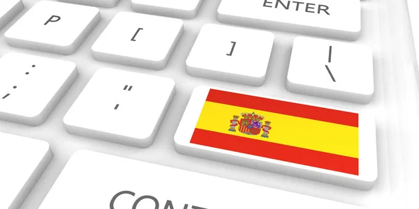 España corriendo hacia el futuro —  Fotos de Stock