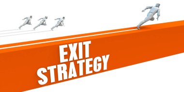 Çıkış stratejisi konsept sanat