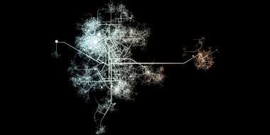 2d hava bir görünüm ile büyüyen şehir