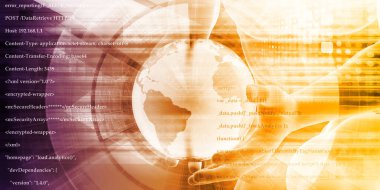 Küresel ağ konsept sanat