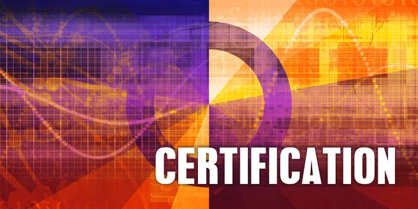 Concept de certification Art — Photo