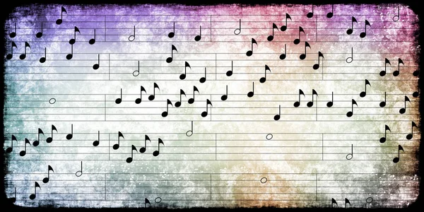 Music Notes Background — Stock Photo, Image