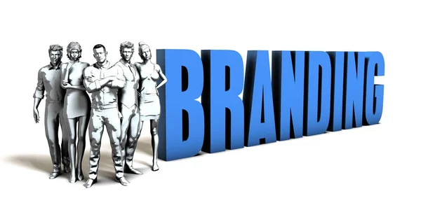 Conceito de Branding Business — Fotografia de Stock