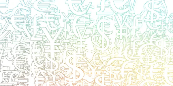 Currency Signs Background Pattern — Stock Photo, Image