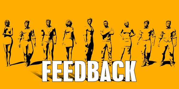 Concetto di feedback — Foto Stock