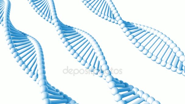 Secuencia del código genético de las proteínas del ADN Art. — Vídeos de Stock