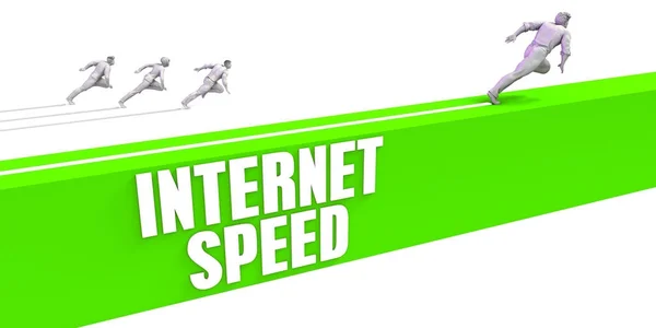 Скорость Интернета — стоковое фото