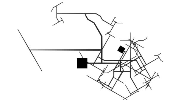 Urbanisatie en City Planning ontwikkelingsconcept — Stockvideo