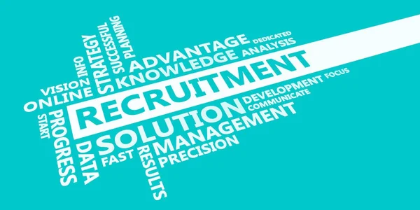 Recruitment Presentation Background — Stock Photo, Image