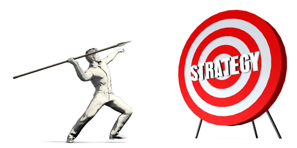 Strateji için amaçlayan — Stok fotoğraf