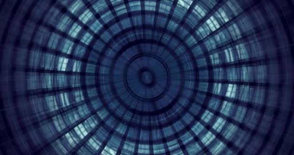 Technologie Portal met futuristische Looping roterende achtergrond — Stockvideo