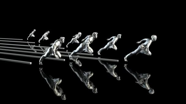 Leader du marché avec l'équipe de l'entreprise menant au succès