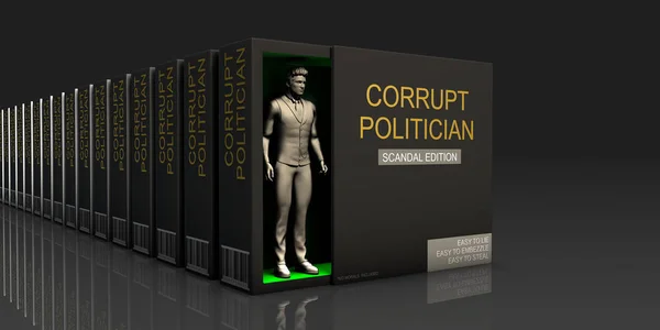 Político corrupto — Foto de Stock