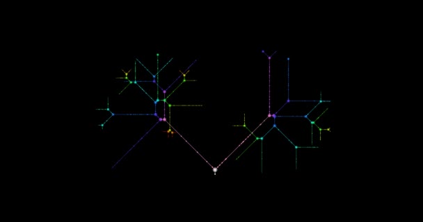 Antecedentes abstractos de Internet como concepto tecnológico — Vídeos de Stock