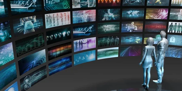 Media Technologies Concept — Stock Photo, Image
