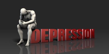 Adam depresyon karşı karşıya