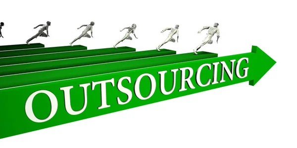 Outsourcing-Möglichkeiten — Stockfoto