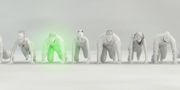 Employee Standing Out