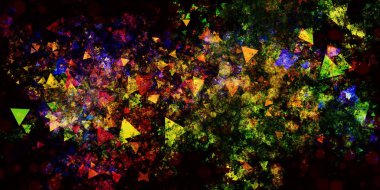 Renkli Patlama Grunge Soyut Arkaplan