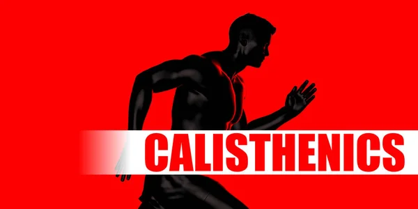 Concetto di Calisthenics — Foto Stock