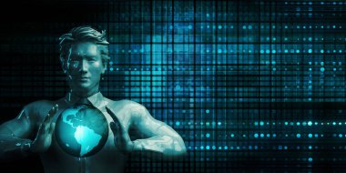 Çinli İşadamı Geleceğin Teknoloji Teması Konseptini Tutuyor