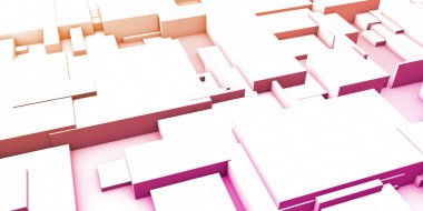 Sanat Olarak Yansıtıcı Blok Yaratıcı Soyut Arkaplan