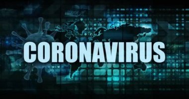 Coronavirus salgını 2019-ncov Virüsü Soyut