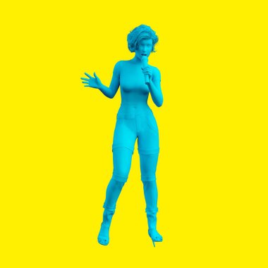 Yetenekli Şarkıcı Konser Konseptinde Çalıyor