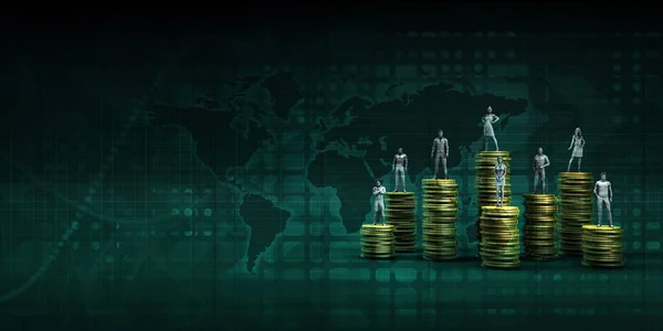 Hintergrund Investitionsplanung Und Vermögensverwaltung — Stockfoto