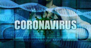 Virüs Virüsü içeren tıbbi personel ile Coronavirüs