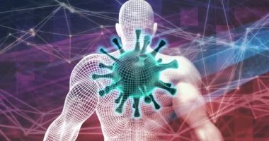 Coronavirus salgını 2019-ncov Virüsü Soyut