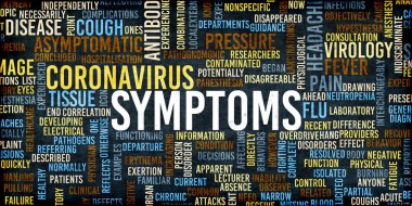 Coronavirus Symptoms as a Global Pandemic Emergency clipart