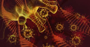 Coronavirus salgını 2019-ncov Virüsü Soyut