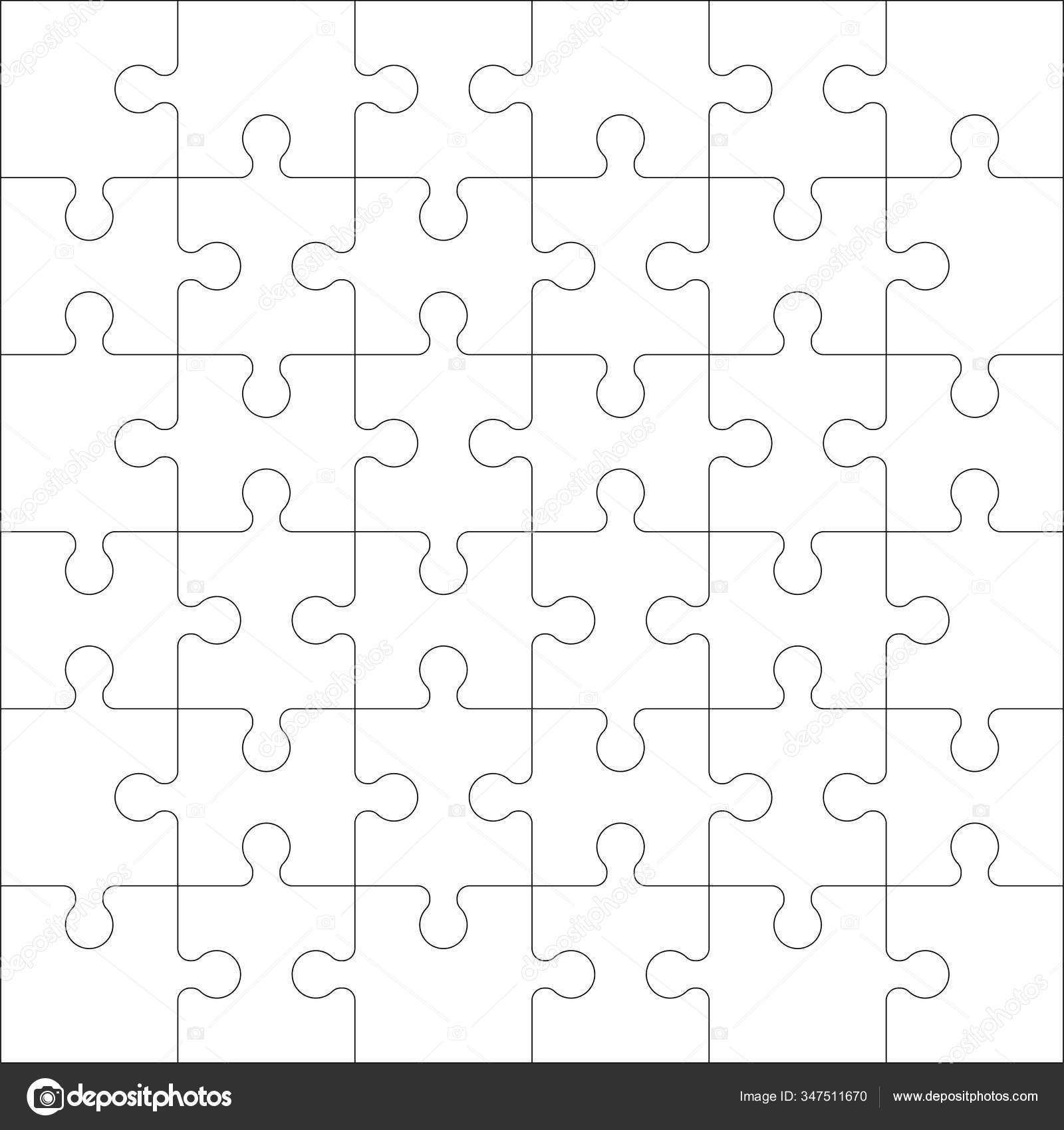 Download Blank Puzzle Jigsaw Puzzle Jigsaw Template Royalty-Free