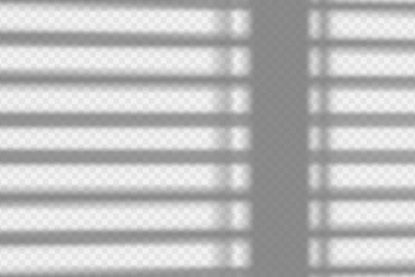 Skuggornas Överlagrade Effekt Transparent Överlagring Skugga Från Fönstret Och Jalousie — Stock vektor